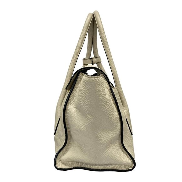 Auth PRADA - BN2673 Off White Leather Handbag - Picture 12 of 12